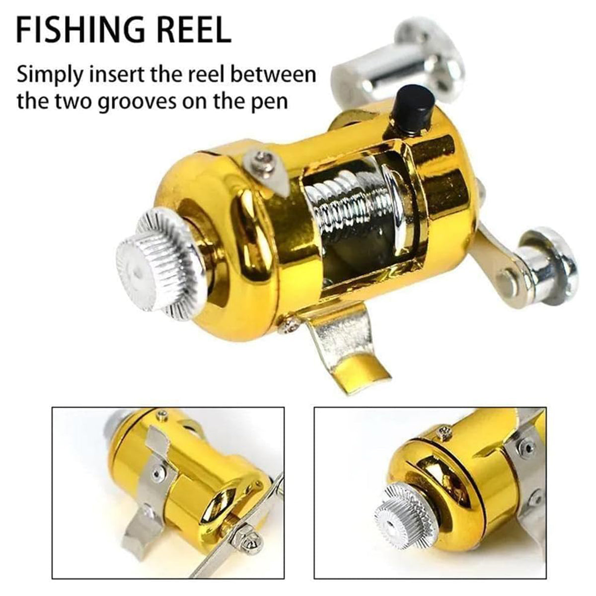 Mini Pocket Fishing Rod with Reel for Travel and Light Fishing