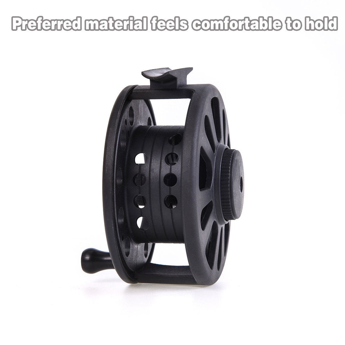Fly Fishing Reel Lightweight ABS Front Wheel Reel