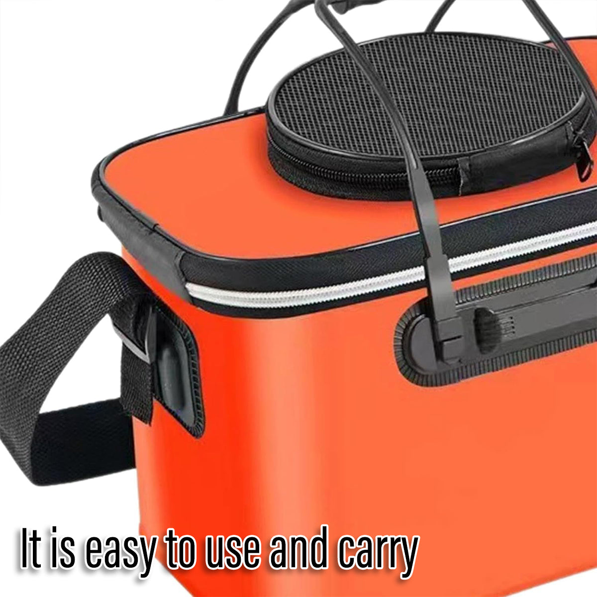 Folding EVA Fishing Bucket Waterproof Portable Live Fish Container