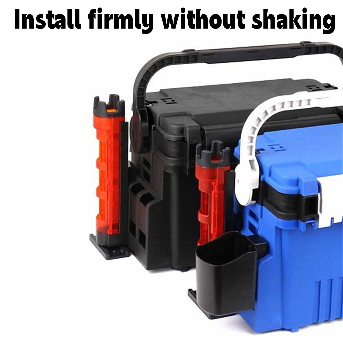 Fishing Rod Holder For Fishing Box ABS Plastic Adjustable