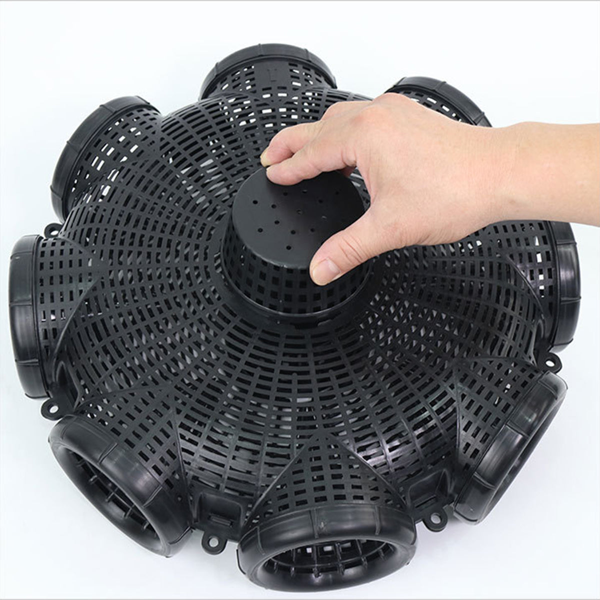 Eight-Hole Fishing Cage Trap for Eels Lobsters and Small Fish