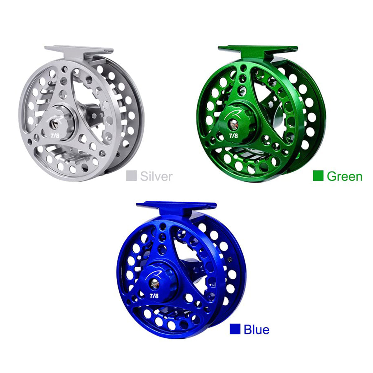Aluminum Fly Fishing Reel CNC Machined Large Arbor Design