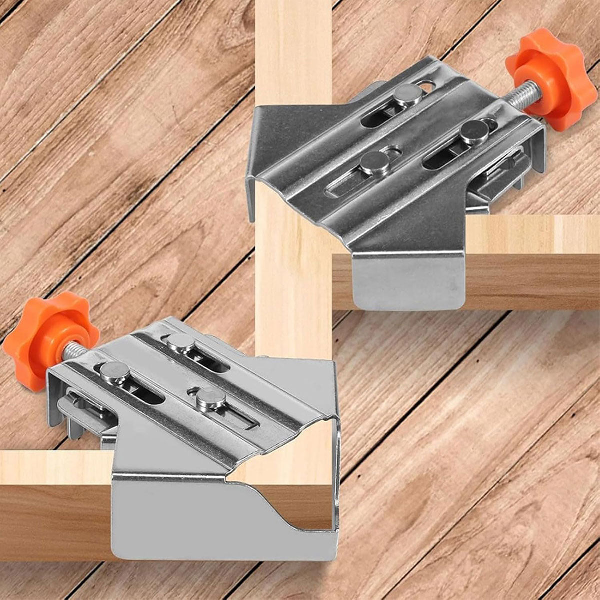 Stainless Steel Right Angle Clamps Adjustable for Woodworking
