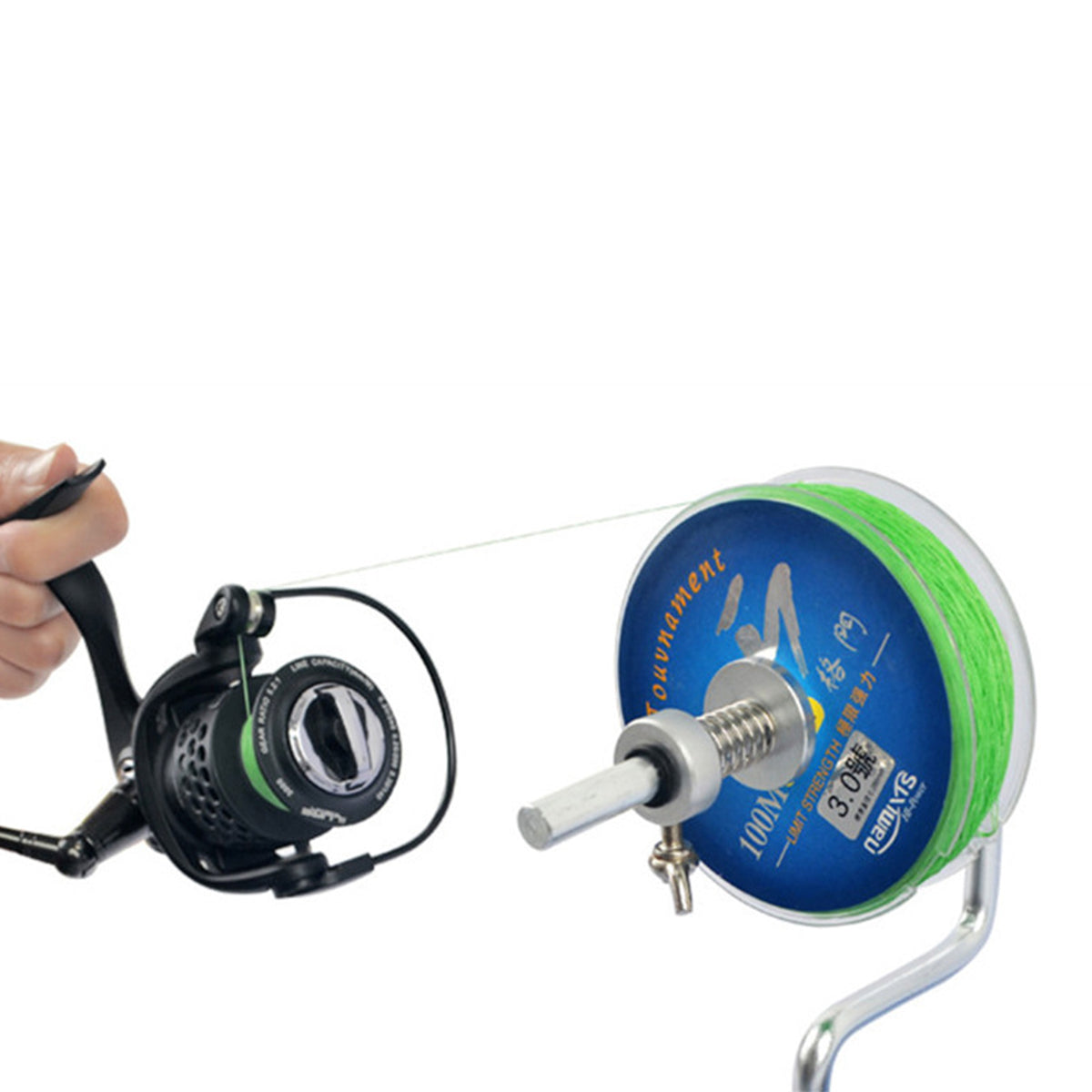 Fishing Line Winder Reel – Adjustable Aluminum Spooling Tool