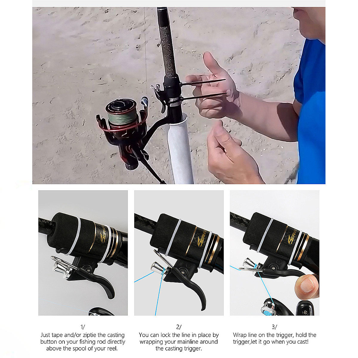 2PCS Surfcasting Finger Protectors Fishing Casting Safety Gear