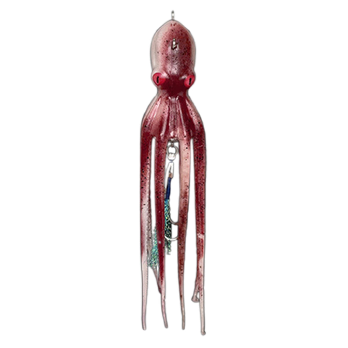Simulated Octopus Fishing Bait Soft Lure with Lead Head