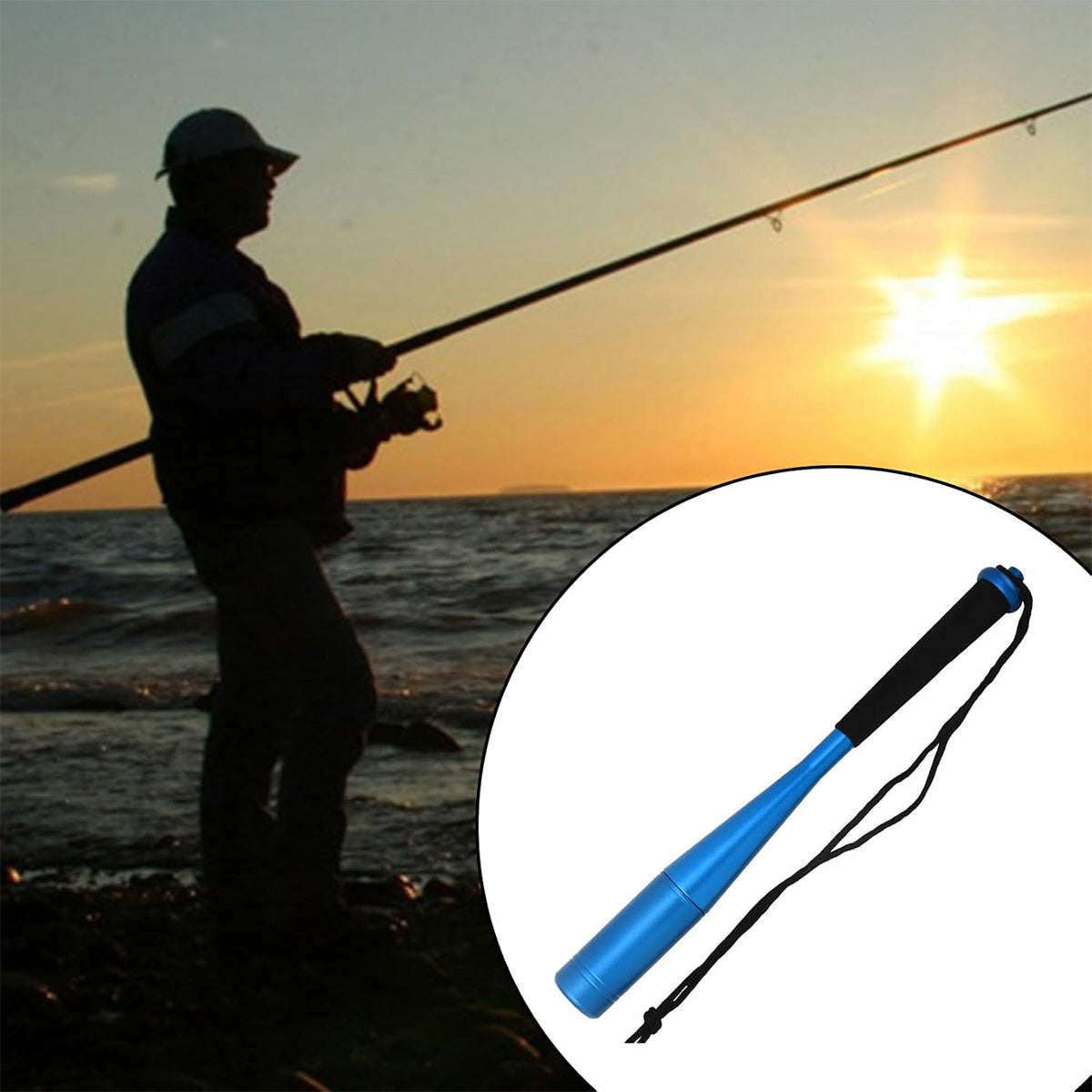 Aluminum Fish Knocker Fishing Tool Lightweight with Ergonomic Handle