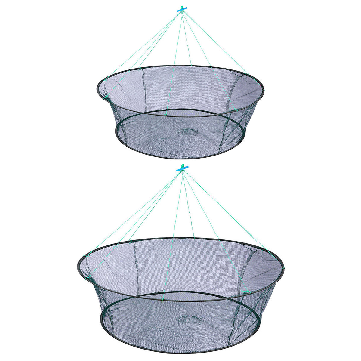 Folding Fishing Net Round Nylon Trap for Fish & Crustaceans
