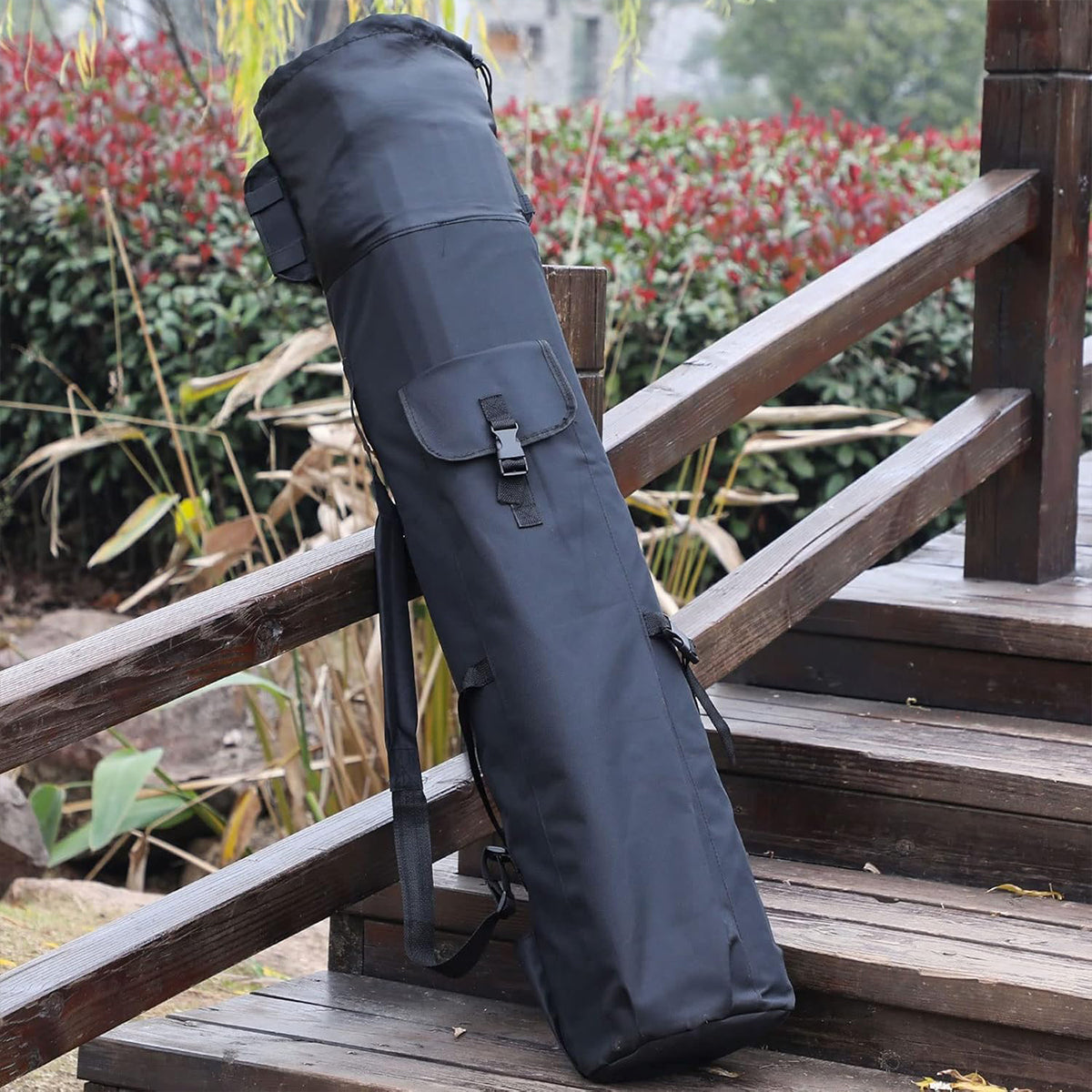 Outdoor Fishing Rod Bag 5 Rod Holder Waterproof Oxford Storage Case