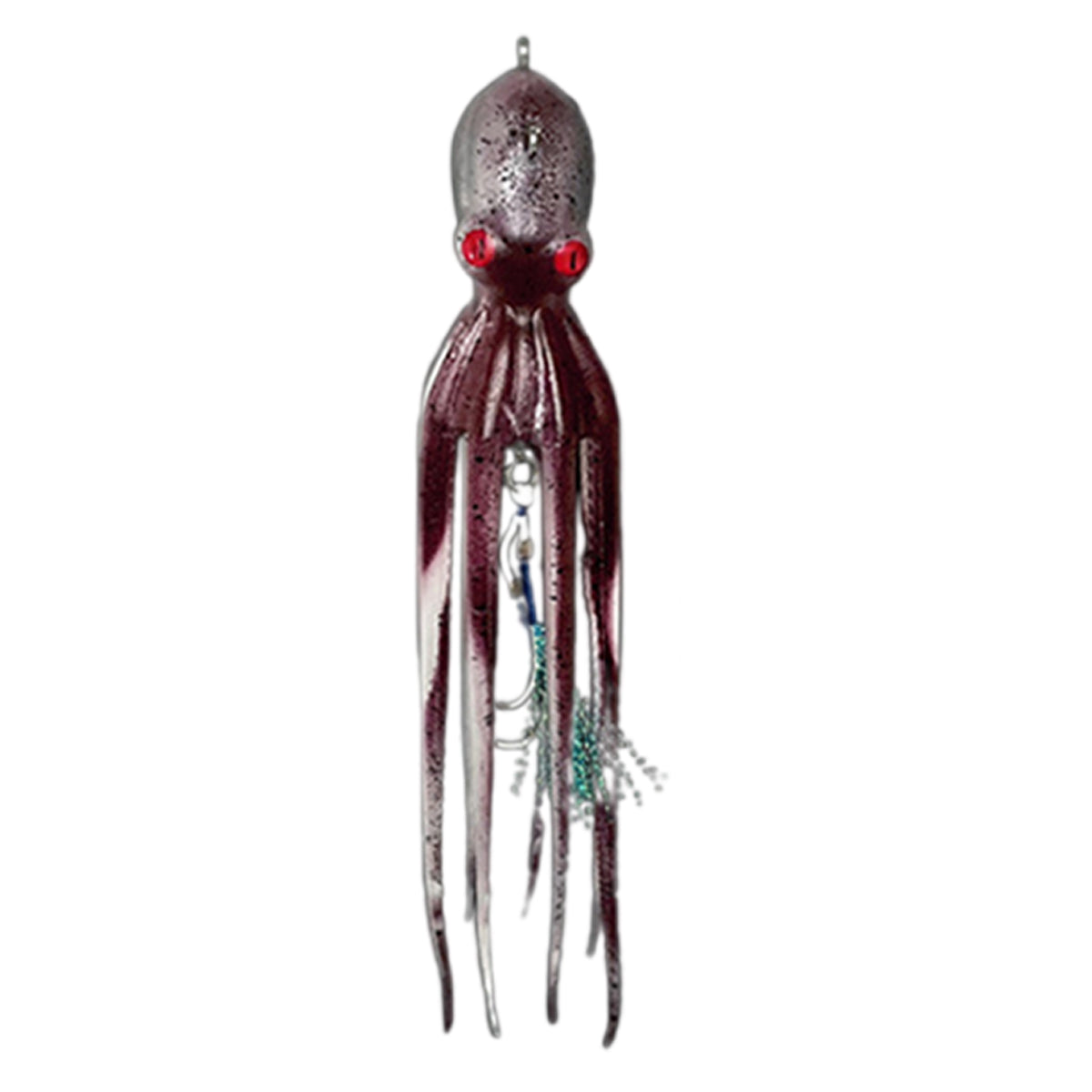 Simulated Octopus Fishing Bait Soft Lure with Lead Head