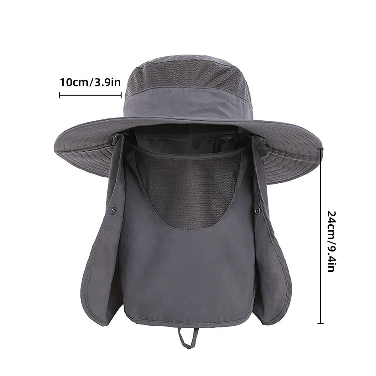 Outdoor Sun Hat With Neck Flap UPF 50+ UV Protection
