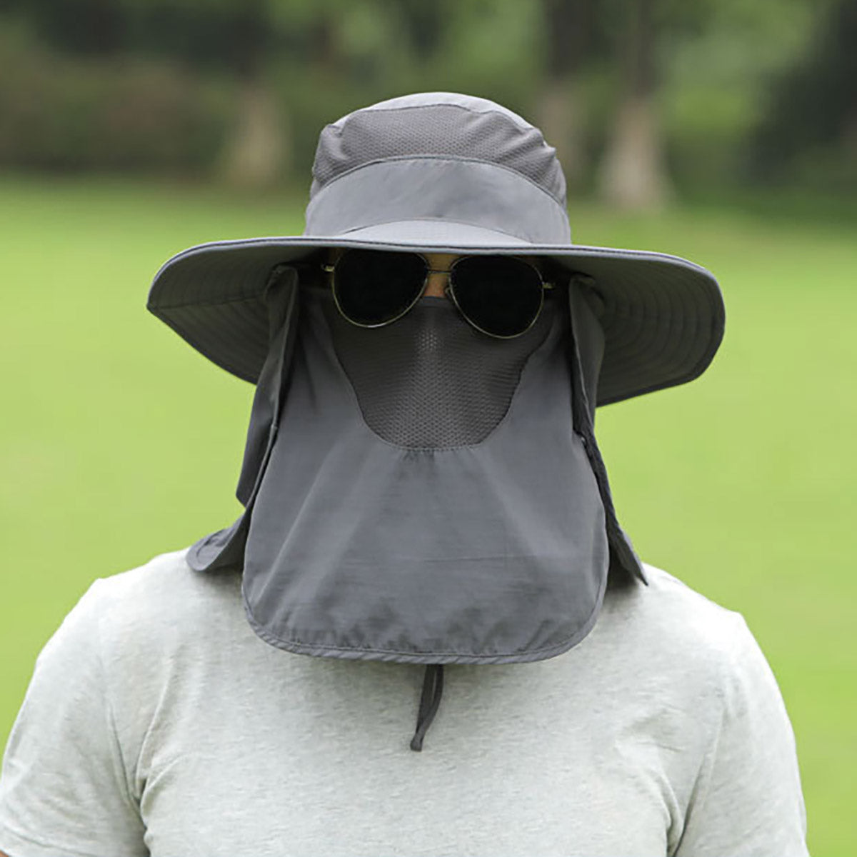 Outdoor Sun Hat With Neck Flap UPF 50+ UV Protection