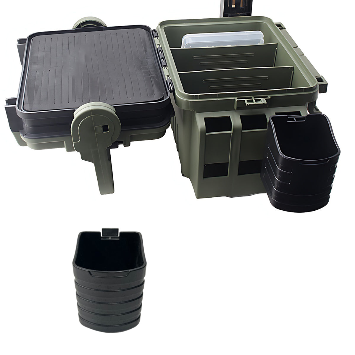 Fishing Tackle Box Holders Clip-On Accessories 2pcs