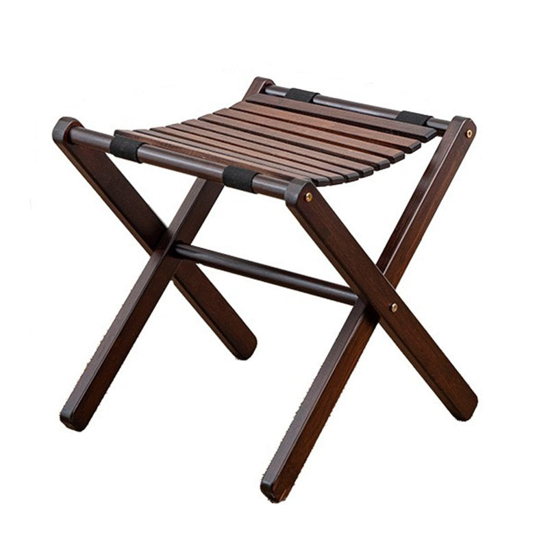 Bamboo Folding Stool Portable Lightweight Camping & Fishing Seat