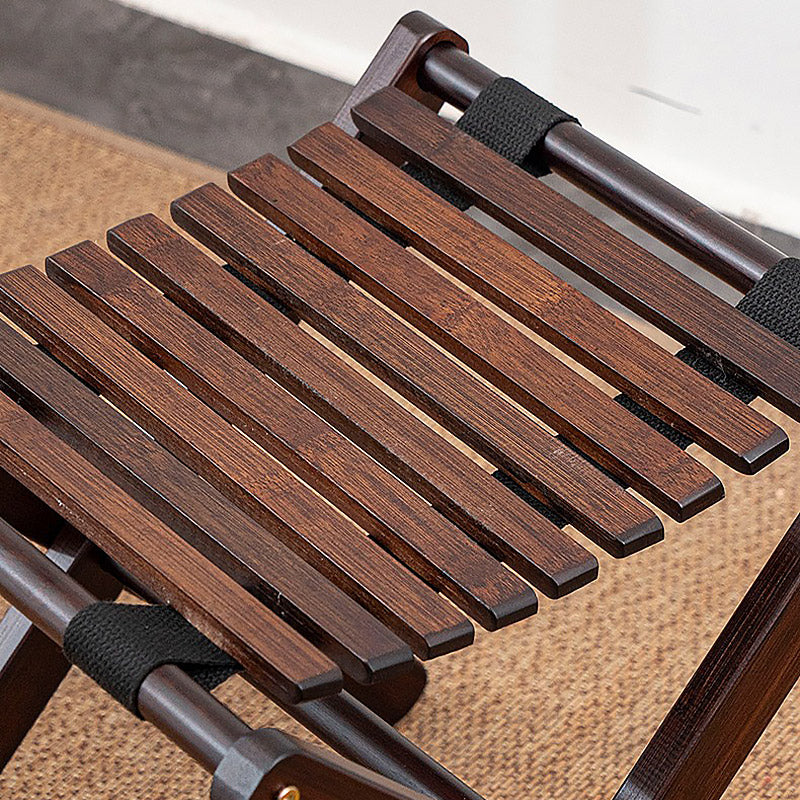 Bamboo Folding Stool Portable Lightweight Camping & Fishing Seat