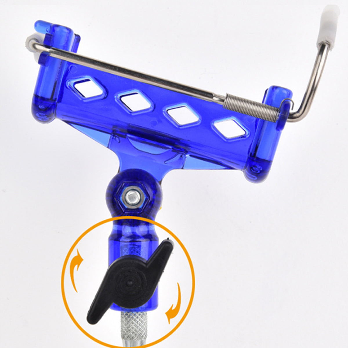 Self-Locking Fishing Rod Stand Durable Adjustable Portable Holder