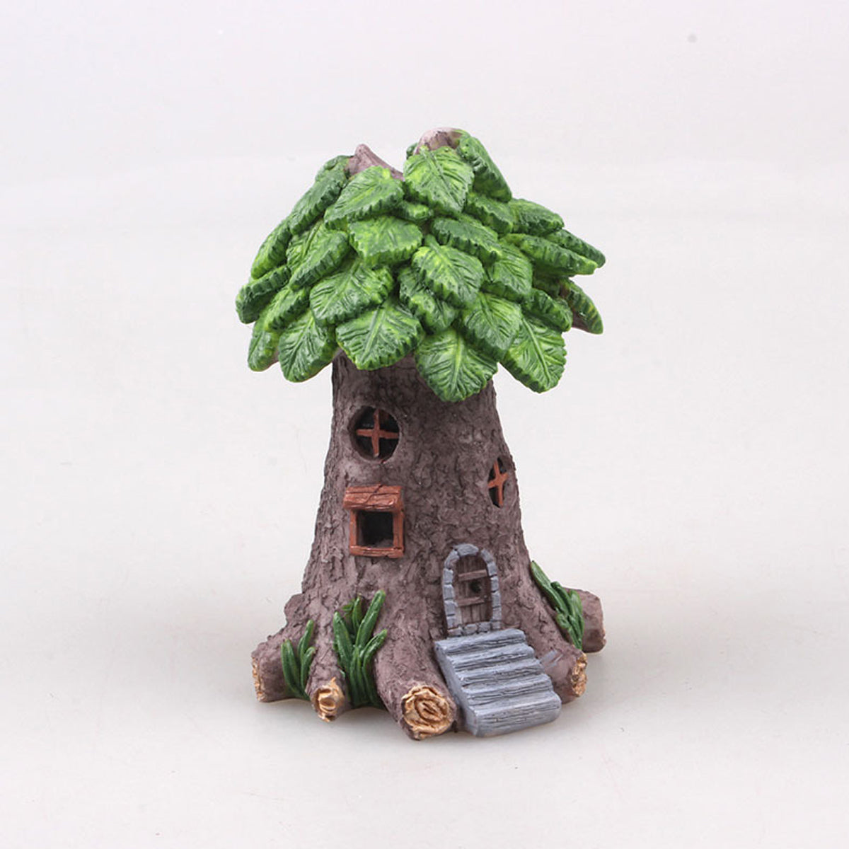 Resin Tree House Decoration For Aquarium Mini Landscapes