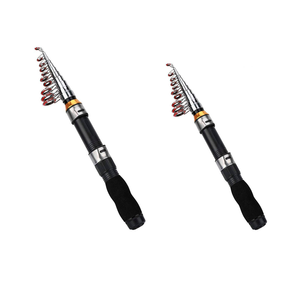 Telescopic Fishing Rod Portable Compact Travel Freshwater Saltwater
