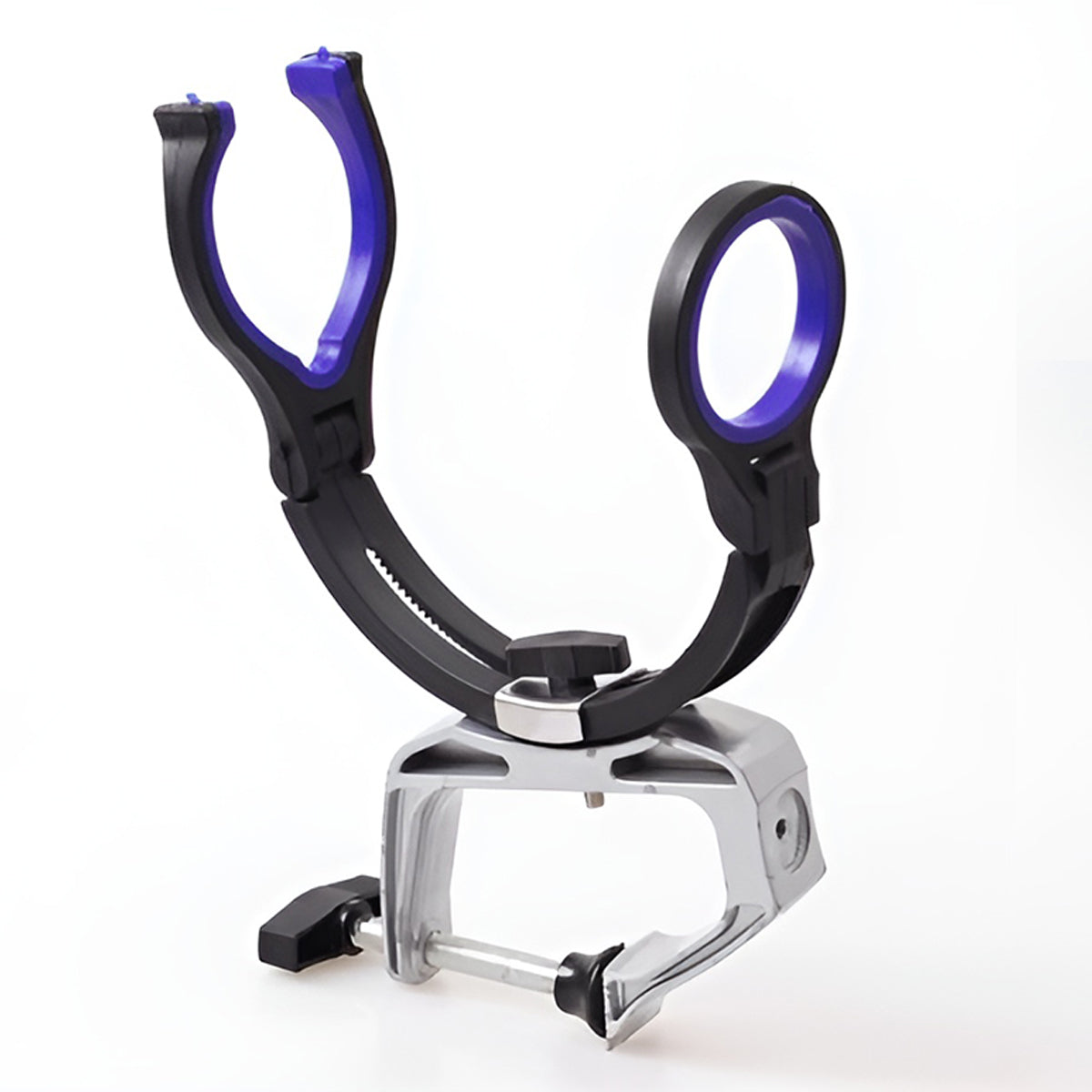 Adjustable Boat Fishing Rod Holder Clamp-on Pole Bracket Pod Rest Fishing Stand