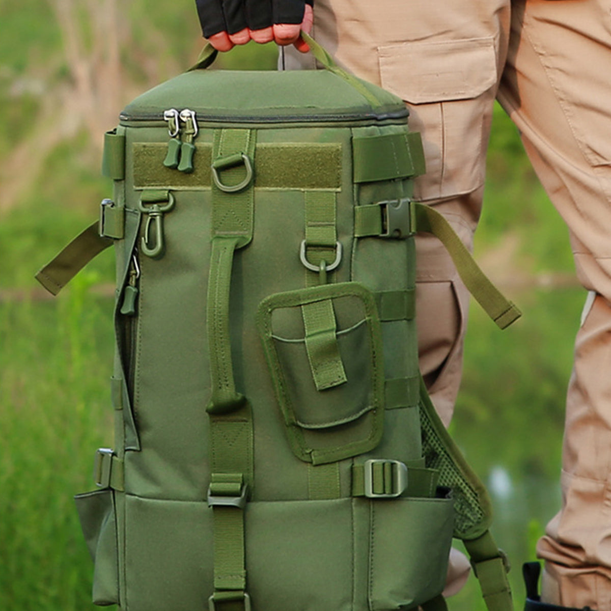 Multifunctional Waterproof Fishing Bag Large Capacity Oxford Tackle Storage