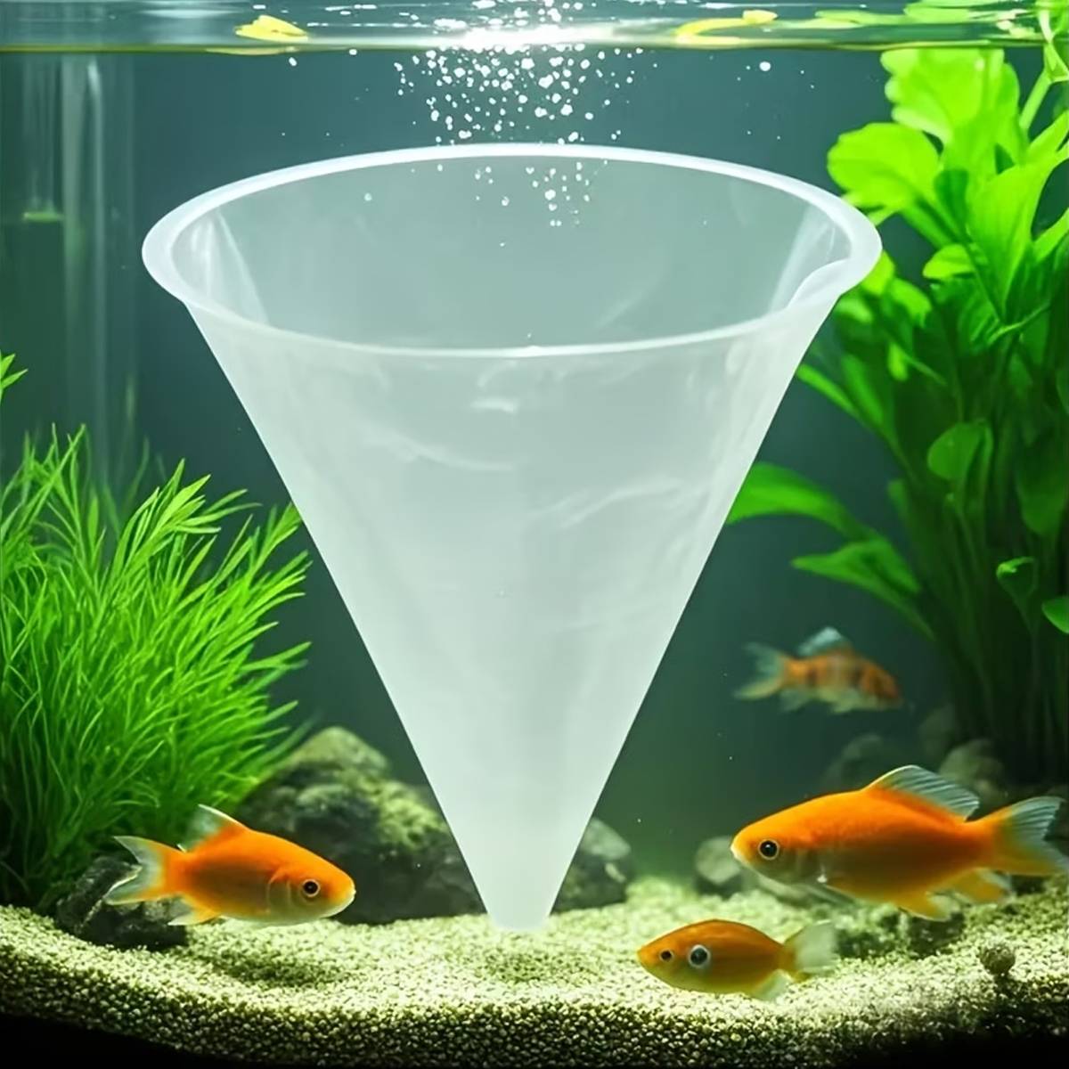 Three 18cm aquarium filter mesh screens – product view 4