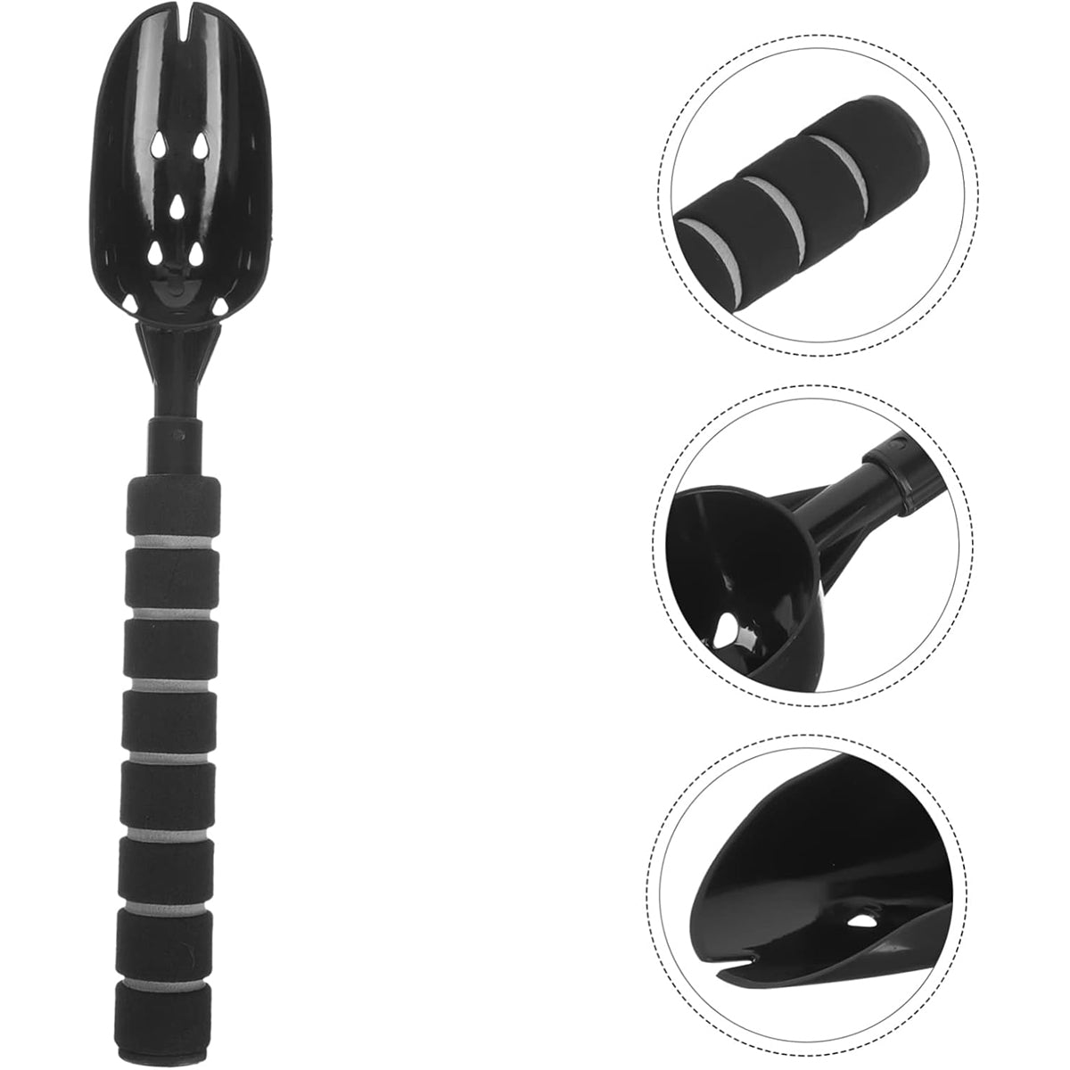 Telescopic Bait Throwing Spoon Aluminium Alloy For Fishing