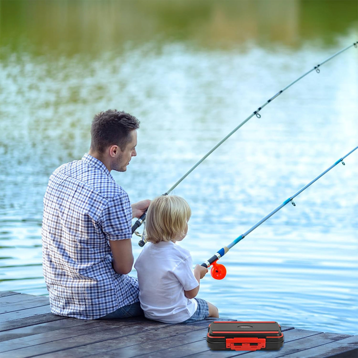 Fishing Hook Storage Box Waterproof Tackle Organizer Case