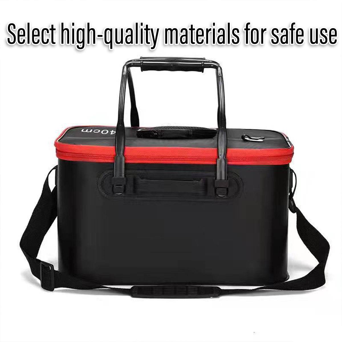 Folding EVA Fishing Bucket Waterproof Portable Live Fish Container