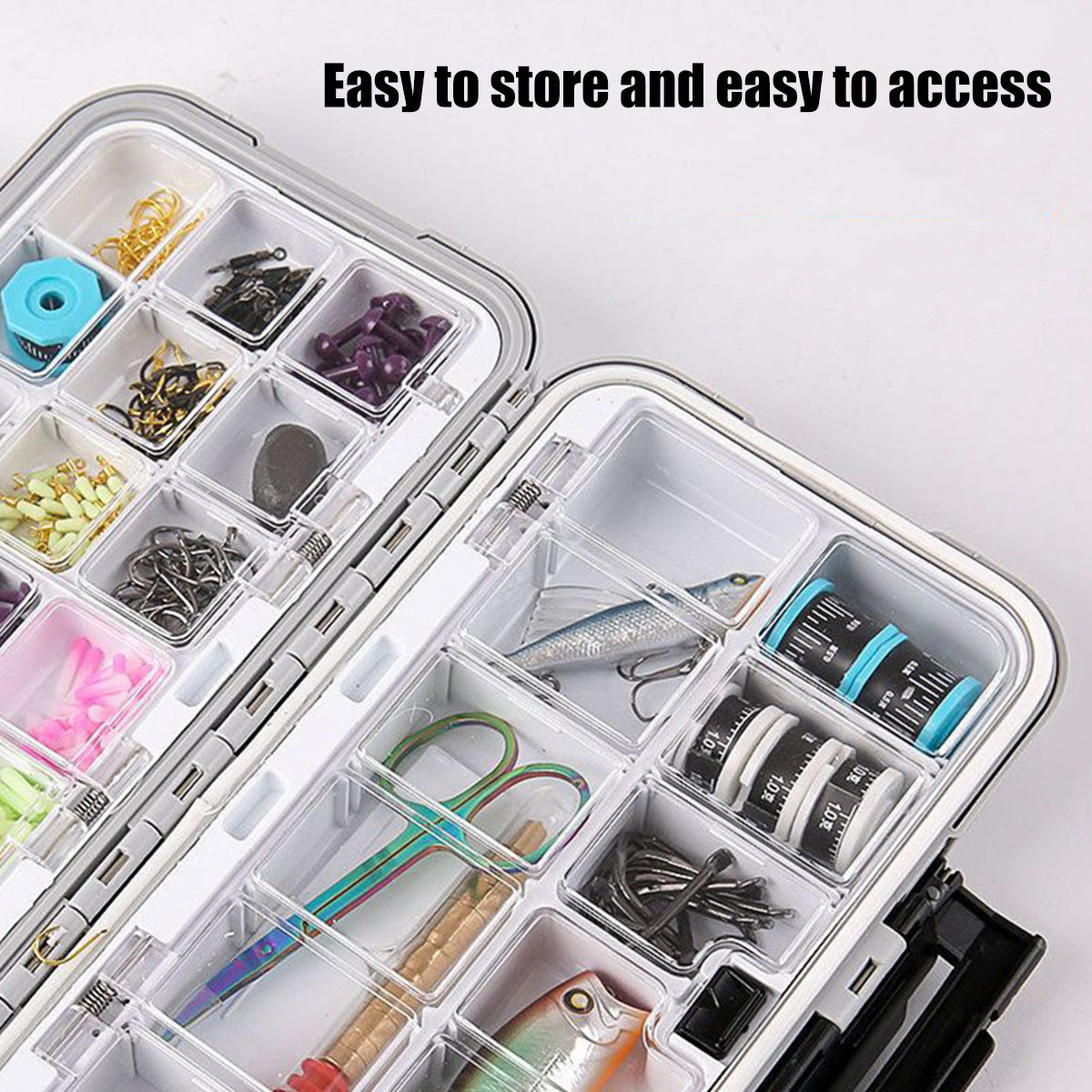 Fishing Hook Storage Box Waterproof Tackle Organizer Case