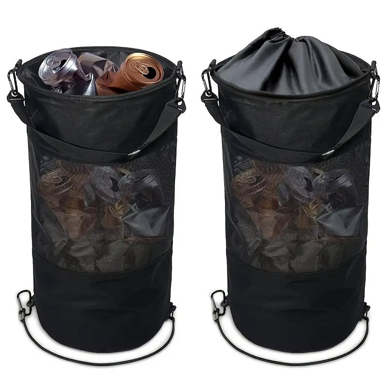 Large Marine Garbage Bag for Boat with Hook and Mesh Design