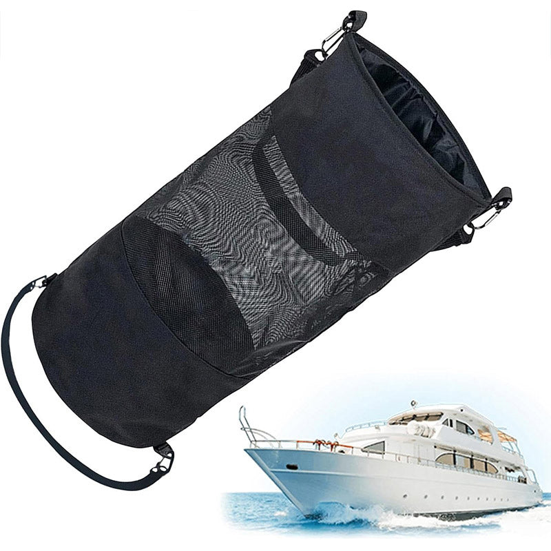 Large Marine Garbage Bag for Boat with Hook and Mesh Design