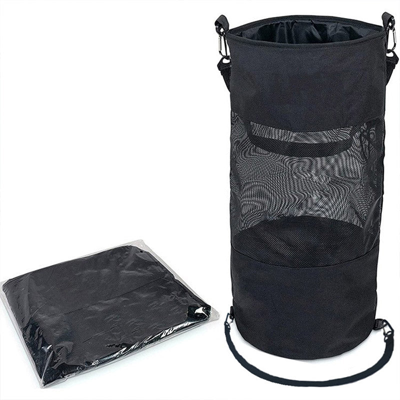 Large Marine Garbage Bag for Boat with Hook and Mesh Design