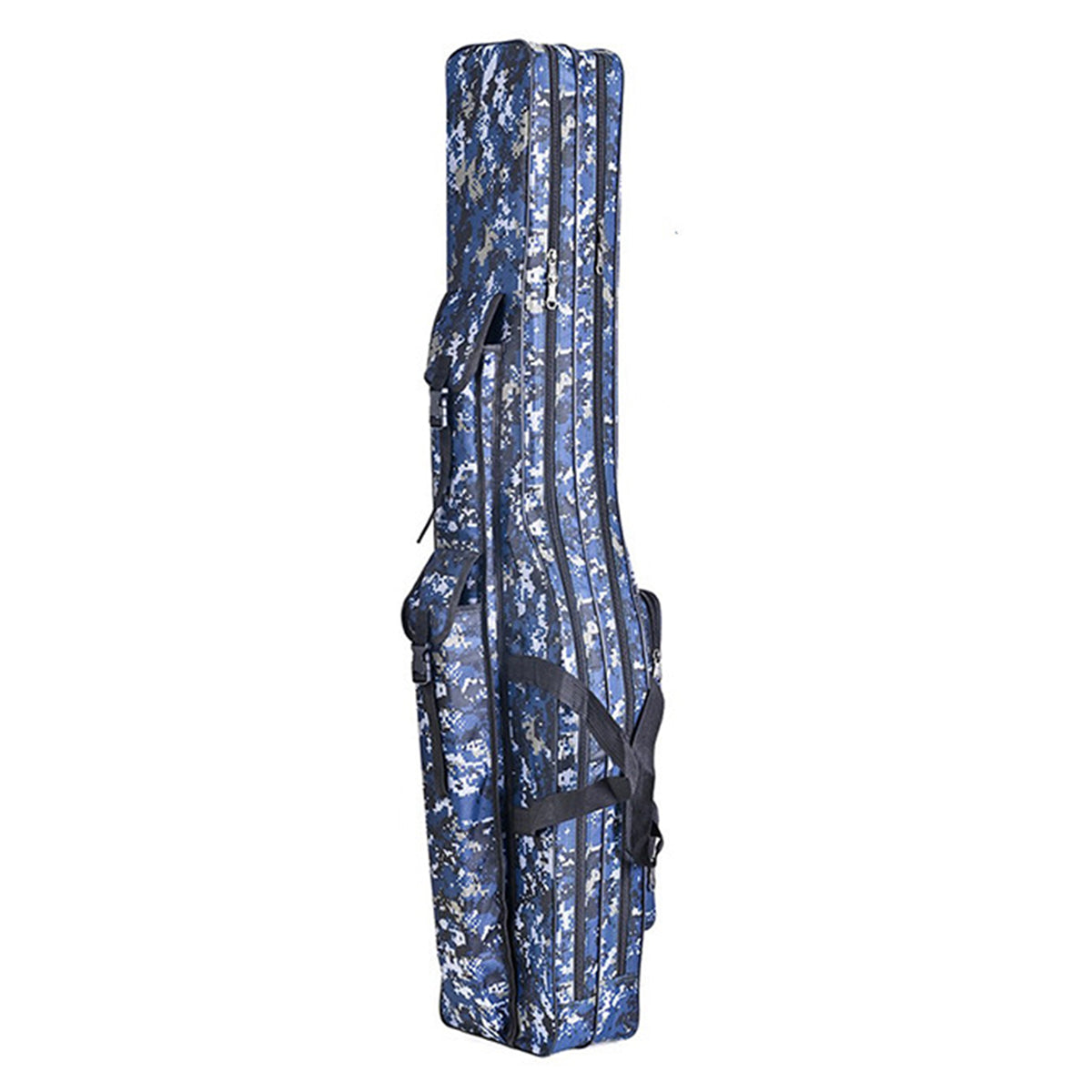 Double-Layer Fishing Rod Bag Waterproof 130cm Tackle Storage Case