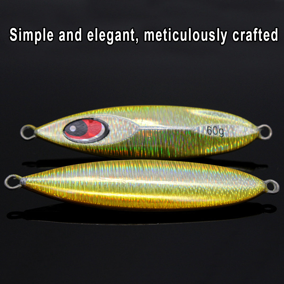 Saltwater Metal Fishing Lures Set – 8pcs Glow Jig Baits