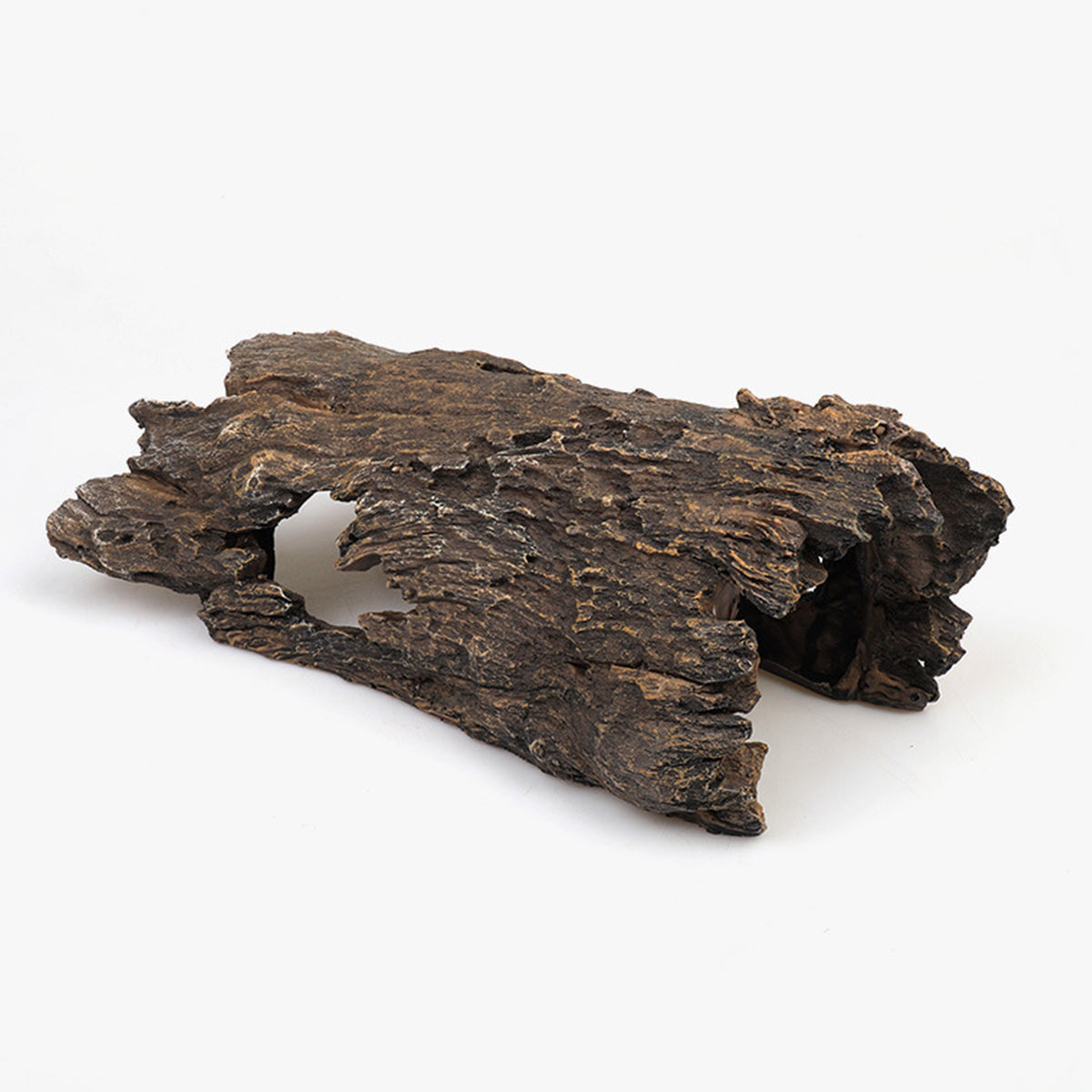 Reptile Hideout Cave Bark Style Resin Habitat Decoration
