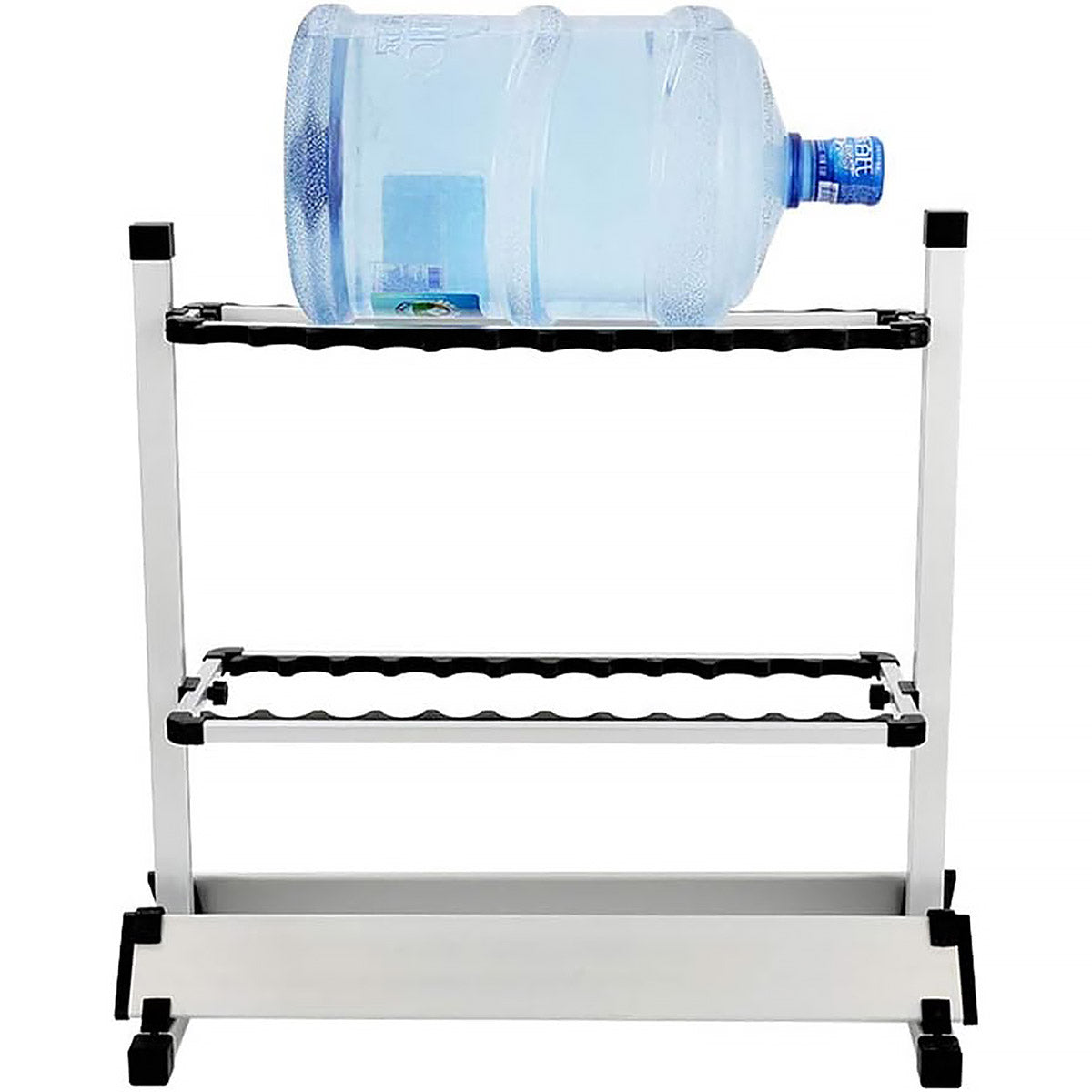 24-Hole Aluminum Fishing Rod Rack with EVA Foam for All Rod Types