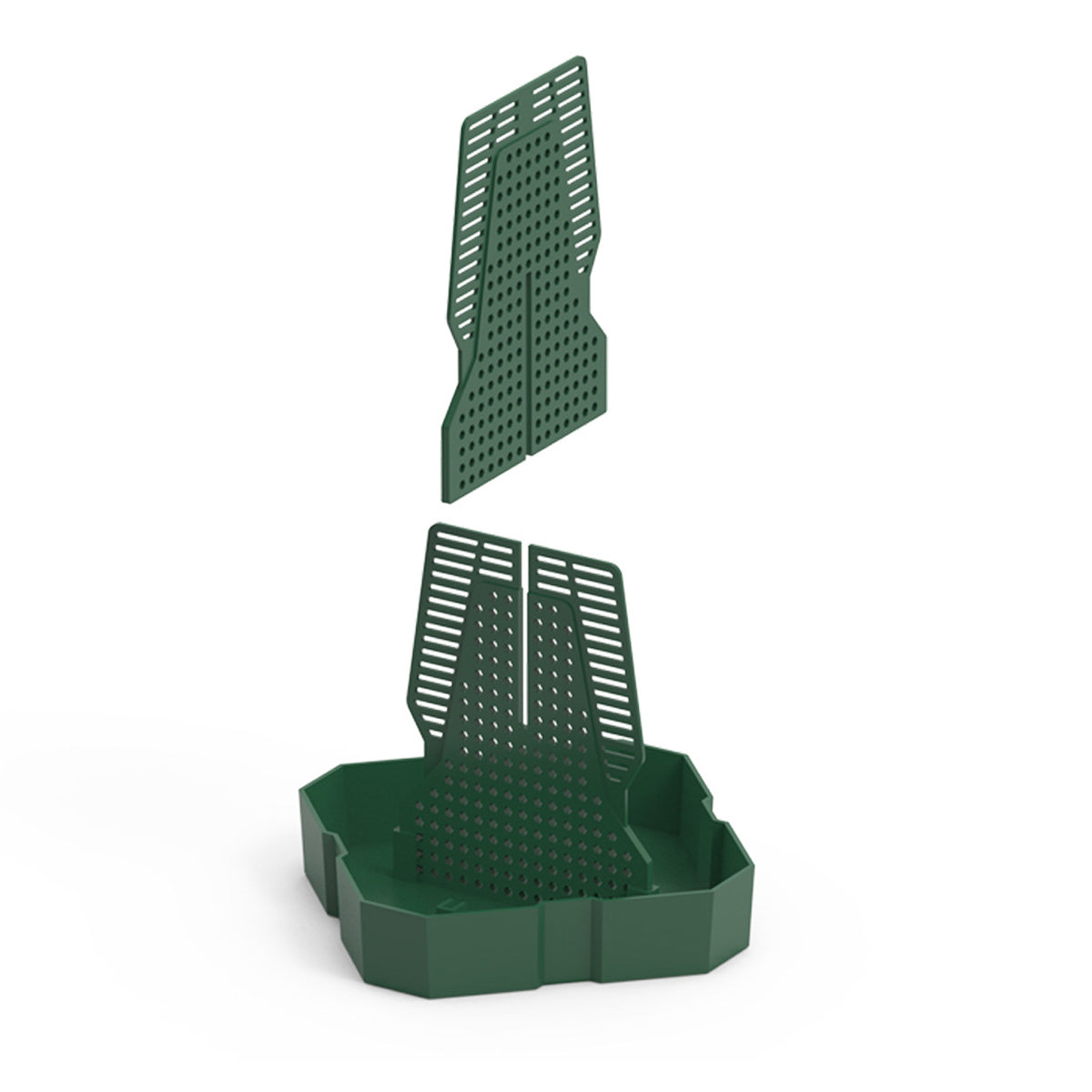 Reptile Feeding Basin Anti-Escape Cricket Feeder Bowl For Frogs & Small Pets