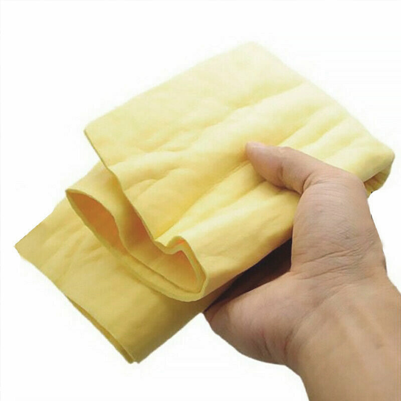 3PCS Synthetic Chamois Cloths Car Drying & Polishing Towel Set
