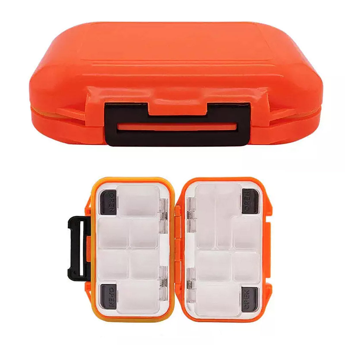 Fishing Accessory Storage Box Durable Plastic With Dividers