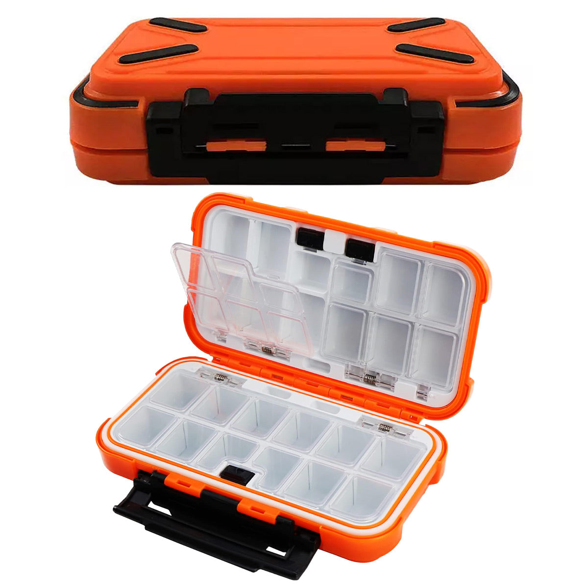 Fishing Accessory Storage Box Durable Plastic With Dividers