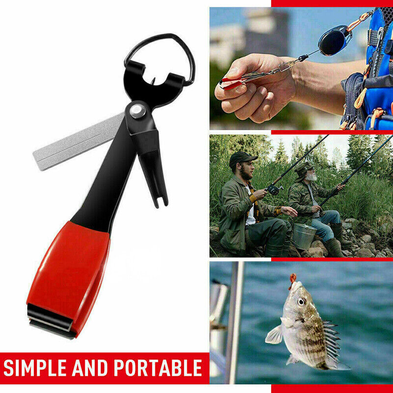 4-in-1 Quick Knot Tool with Fishing Zinger Retractor for Anglers