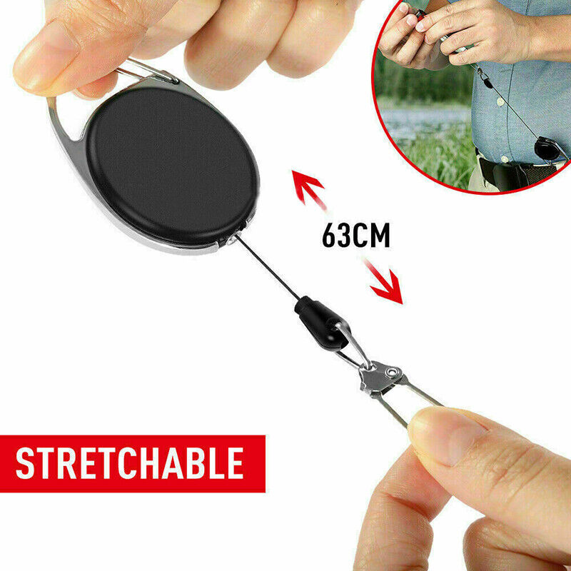 4-in-1 Quick Knot Tool with Fishing Zinger Retractor for Anglers