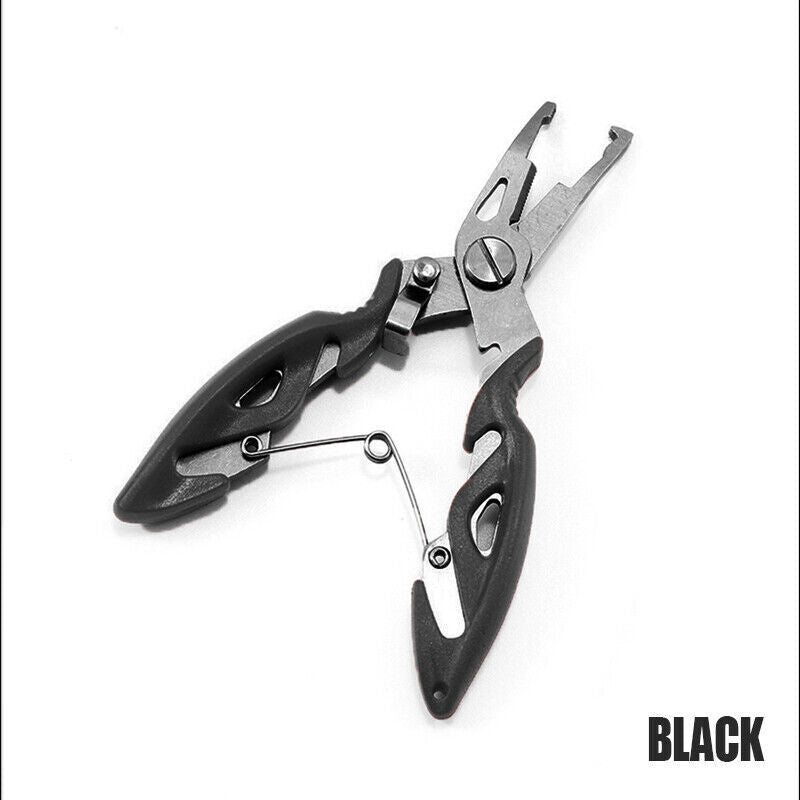 Stainless Steel Fishing Pliers Multi-Tool for Line Cutting & Hook Removal