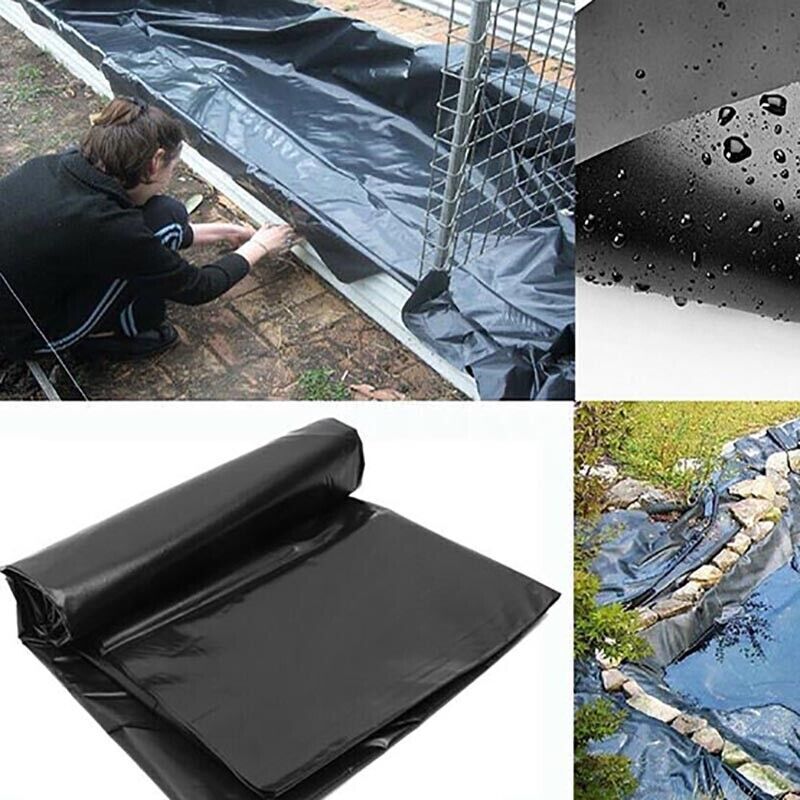 Durable PVC Fish Pond Liner Waterproof Garden Pool Base Sheet 2.5x3m