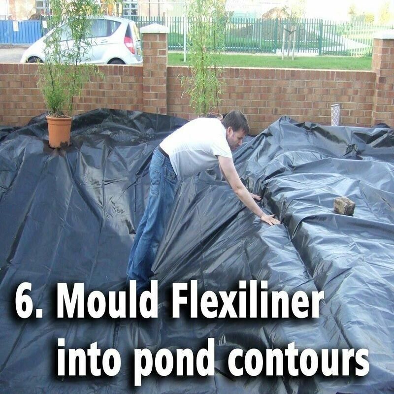 Durable PVC Fish Pond Liner Waterproof Garden Pool Base Sheet 2.5x3m