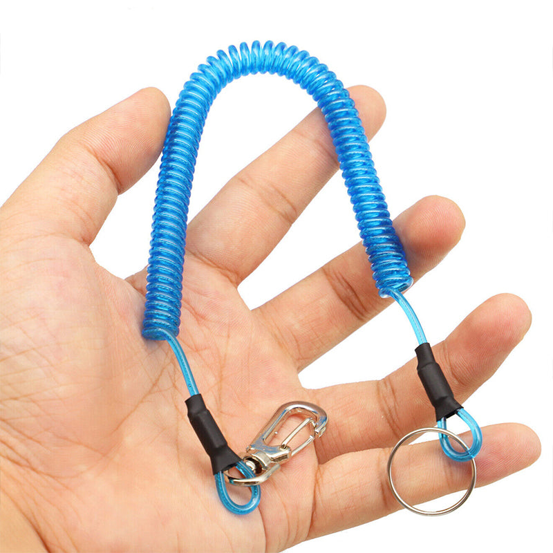 6PCS Fishing Lanyard Safety Rope Set Tool Tether with Clip