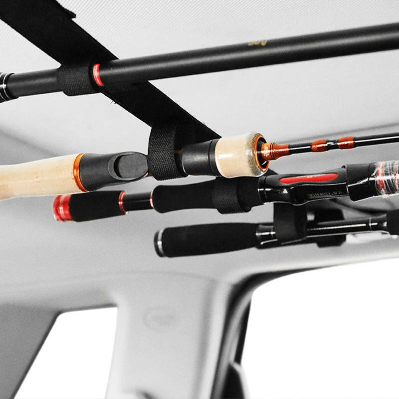 2pcs Fishing Rod Rack Strap for Car Adjustable Vehicle Rod Holder