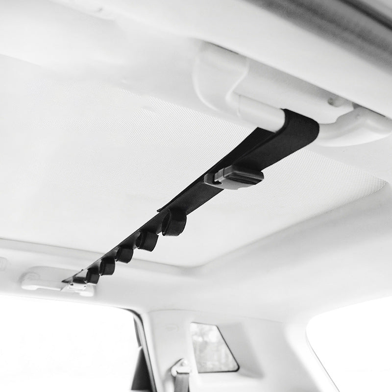 2pcs Fishing Rod Rack Strap for Car Adjustable Vehicle Rod Holder