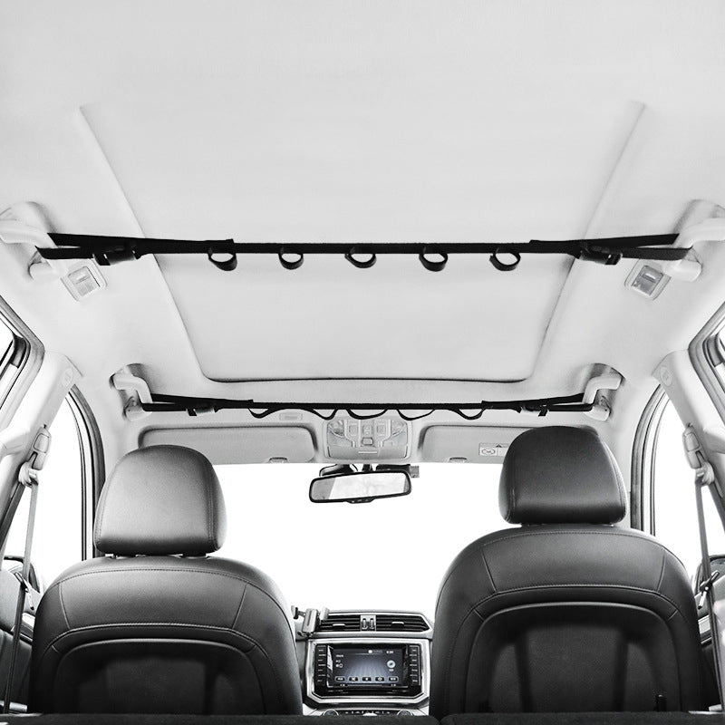 2pcs Fishing Rod Rack Strap for Car Adjustable Vehicle Rod Holder