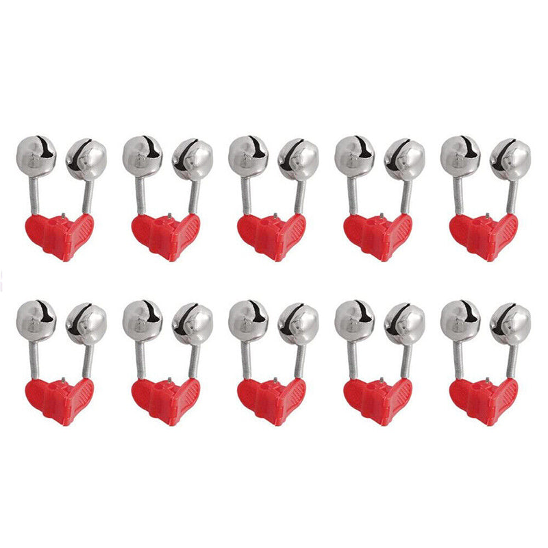Twin Fishing Alarm Bells Clip-On Bite Alert for Night Fishing